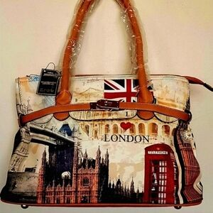 NWT "ERALU" VINTAGE "LONDON" TOTE